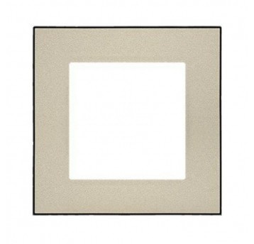 Simon55 Ramka 1-krotna DUO sza/czarna TRD1.149/144