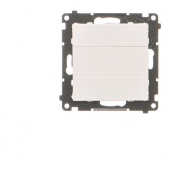 Simon55 Zaślepka ramki Biały mat