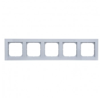 SONATA Ramka pięciokrotna biały mat