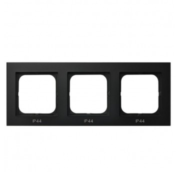 SONATA Ramka potrójna czarny met