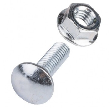 Śruba grzybkowa + nakrętka SGK M6x10 - 100szt.