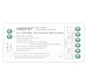 Sterownik Miboxer SPIW5 WiFi RF 2.4G + DMX