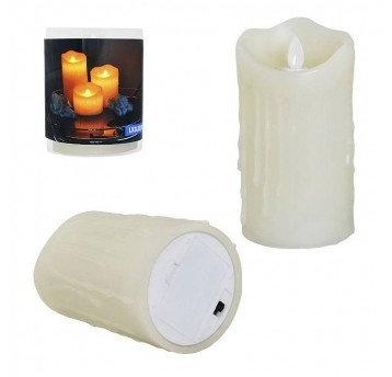 Świeca woskowa LTC LED 7,5x17,5cm