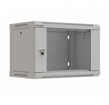 Szafa RACK wisząca 19" 6U 540x350mm szara