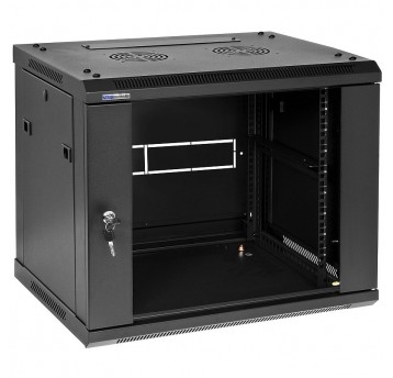 Szafa RACK wisząca 19" 6U 600x450mm czarna