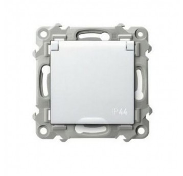 Szafir Gniazdo IP44 GPH-1ZZ/m/00/w z uziem. biały
