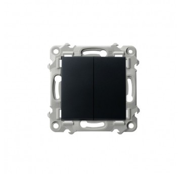 SZAFIR Łącznik świecznikowy czarny metalik