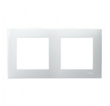 Szafir Ramka podwójna R-2Z/00 biały