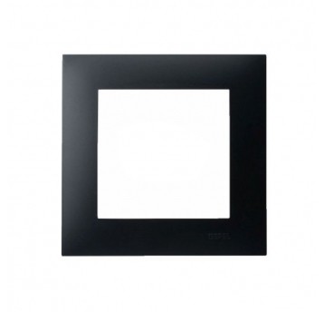 Szafir Ramka Pojedyncza czarny metalik 1X