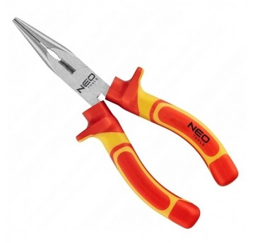 Szczypce wydłużone proste 160mm 1000V CrV