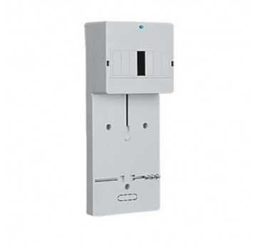 Tablica licznikowa 1F z szybą dymną 7xS biała