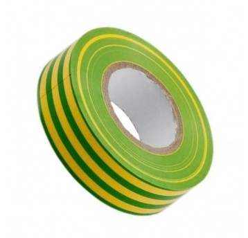 Taśma izolacyjna 19mm 20m ŻÓŁTO-ZIELONA