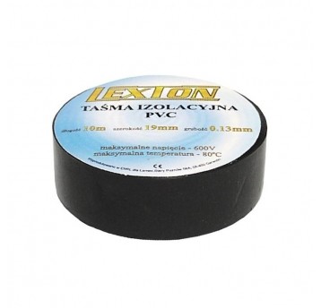 Taśma izolacyjna LEXTON 10m czarna