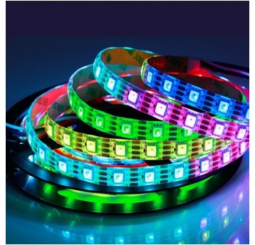 Taśma LED RGB 12VDC 60 led 5050 cyfrowa WS2815