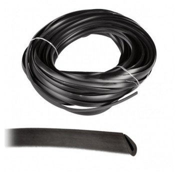 Taśma ochronna OKU 4/2 PCV czarna 25m osłona