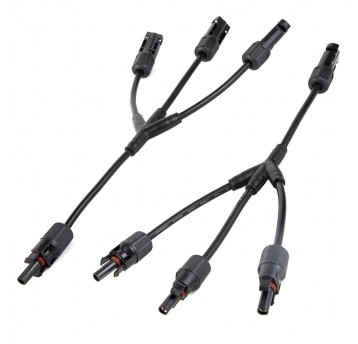 Trójnik fotowoltaiczny VCX typu MC4 z kablem kpl.