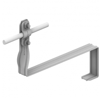 Uchwyt dachówkowy AN-28F/OG/-N profilowany prosty