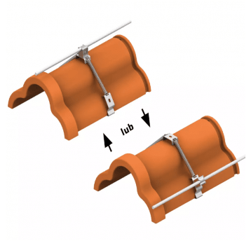 Uchwyt gąsiorowy sprężynowy AN-153EM/OH