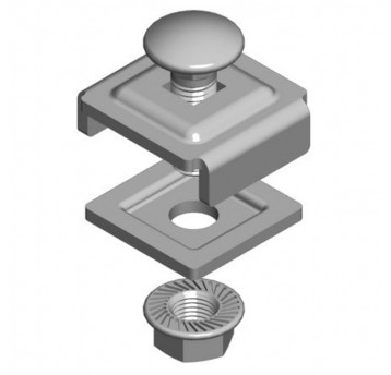 Uchwyt śrubowy USSN/USSO-E stal nierdzewna 1.4301