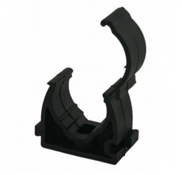 Uchwyt zamykany UZ-16 do montażu rur 16mm czarny