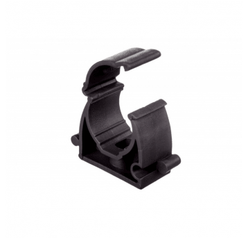 Uchwyt zamykany UZ-18 do montażu rur 18mm czarny