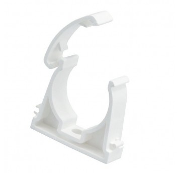 Uchwyt zamykany UZ-22 do montażu rur 22mm biały