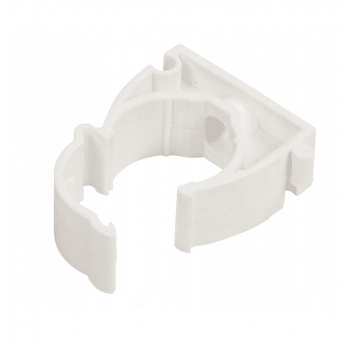 Uchwyt zamykany UZ-47 do montażu rur 47mm biały