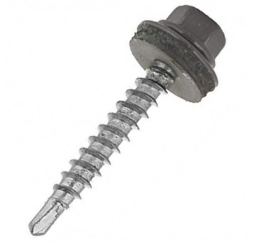 Wkręt farmer 4.8x35 mm z podkładką RAL 7024