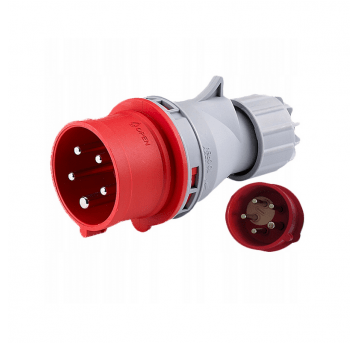 Wtyczka siłowa 32A 5P zwrotnica faz IP44 /FE/