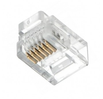 Wtyk telefoniczny 6P6C RJ12 6(6) X-ML-MP06-6-15