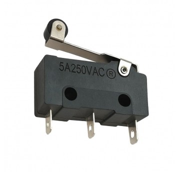 Wyłącznik krańcowy KW11-N 250V/5A mini z rolką