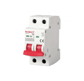Wyłącznik nadprądowy 2P B 6A 6kA AC PRO