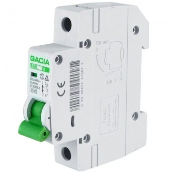 Wyłącznik nadprądowy GACIA B16A 1P 6kA 16A