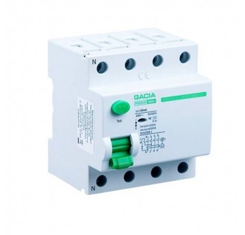 Wyłącznik róż-prąd. VCX/GACIA- A RCD-63A 100mA 4P