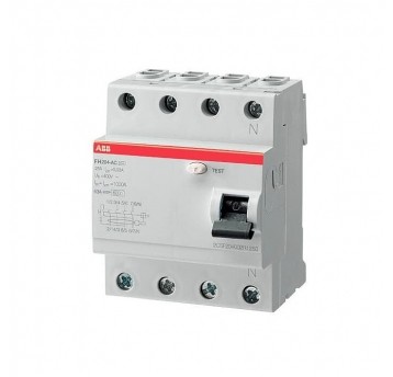 Wyłącznik różnicowopr. AC ABB 4P 63A FH204
