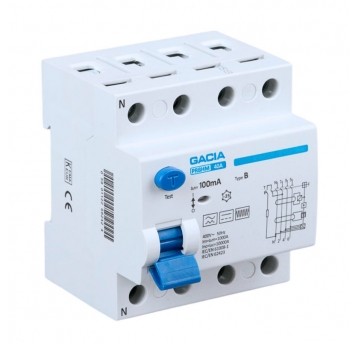 Wyłącznik różnicowy. VCX-B RCD 40A 100mA 4P typ B