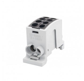 Zacisk HLK 100A-2 (1x25,1x16) - czarny