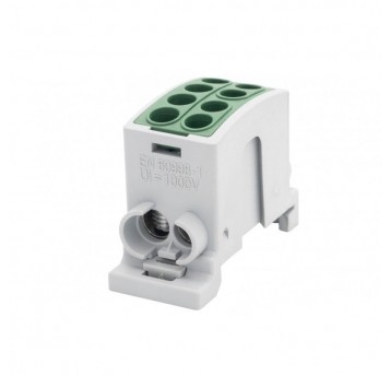 Zacisk HLK 100A-2 (1x25,1x16) - zielony