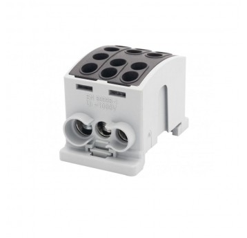 Zacisk HLK 100A-3 (1x25,2x16) - czarny