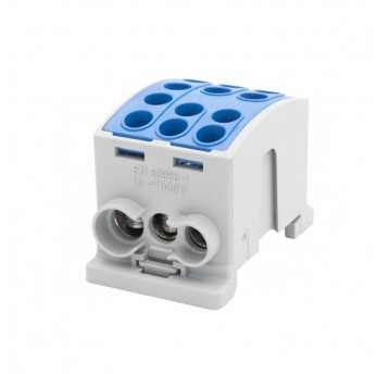 Zacisk HLK 100A-3 (1x25,2x16) - niebieski