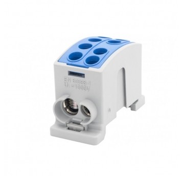 Zacisk HLK 125A-2 (1x35,1x25) - niebieski