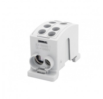 Zacisk HLK 125A-2 (1x35,1x25) - szary