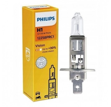 Żarówka samochodowa H1 Philips 12V 55W P14,5s +30