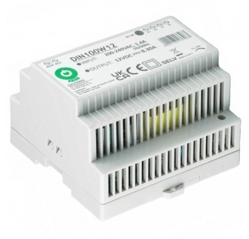 Zasilacz 12V DIN100W12 100W na szynę DIN reg