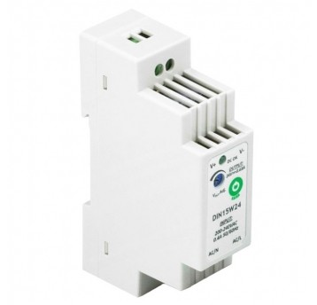 Zasilacz 24V DC DIN 15W 24 15W na szynę regulowany