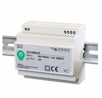Zasilacz 24V DIN100W24 100W na szynę DIN reg.