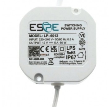 Zasilacz LED 12V 60W IP67 dopuszkowy