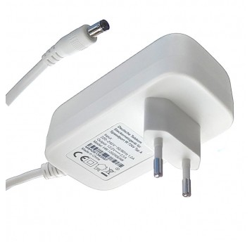 Zasilacz sieciowy 12V/2,5A/30W wtyk-2,1/5,5mm biał