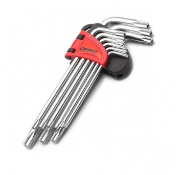 Zestaw 9 szt. kluczy torx WT-09-TOK PRO