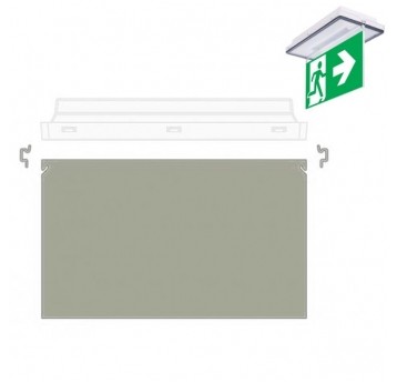 Zestaw płyta z uchwytami DS-PMMA 250x125 VELLA